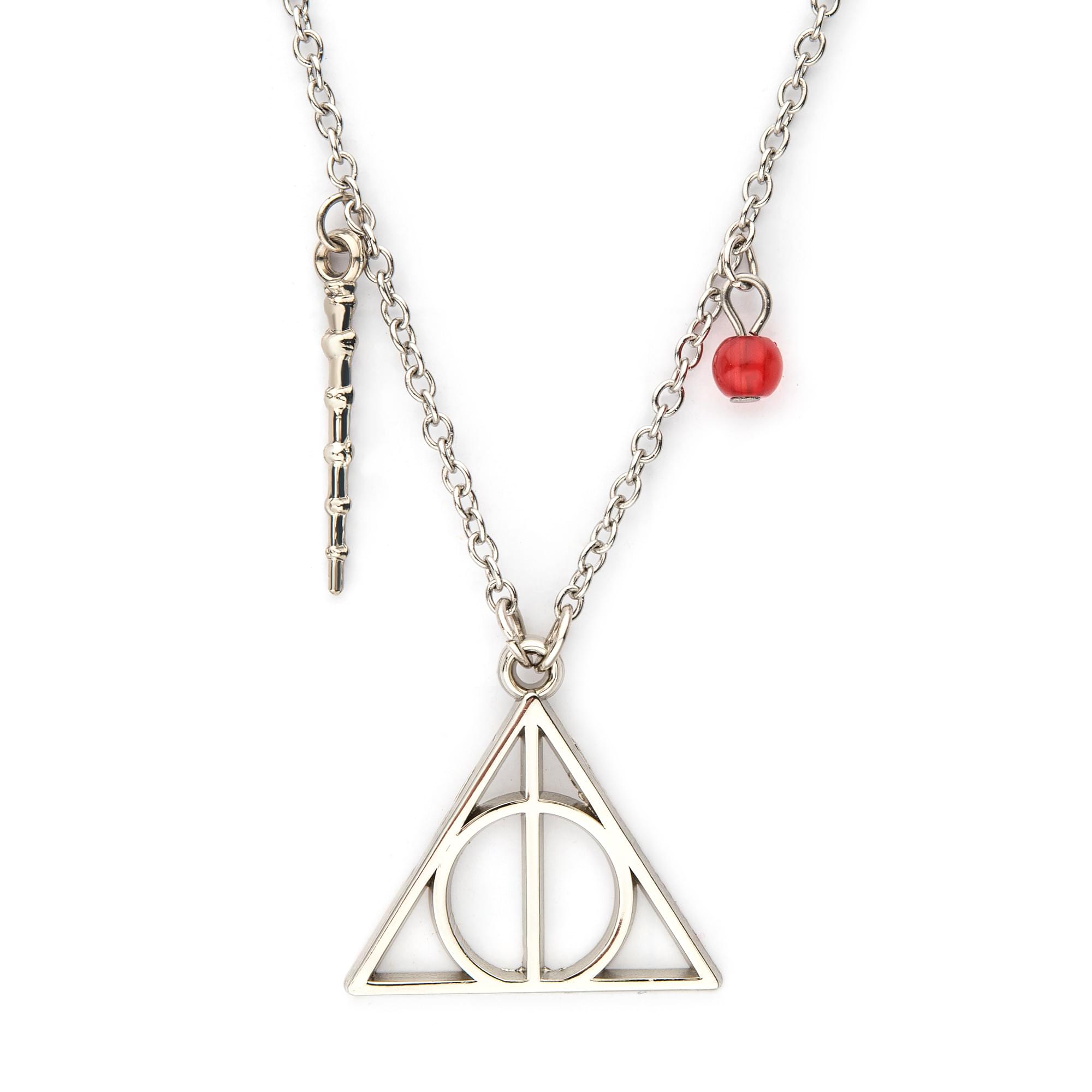 Enchanting Harry Potter Deathly Hallows Pendant Necklace