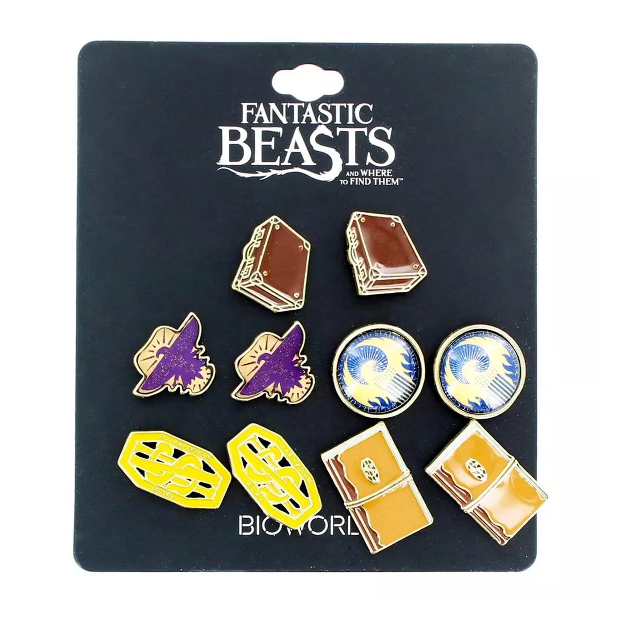 Enchanting Fantastic Beasts 5-Pack Earring Set