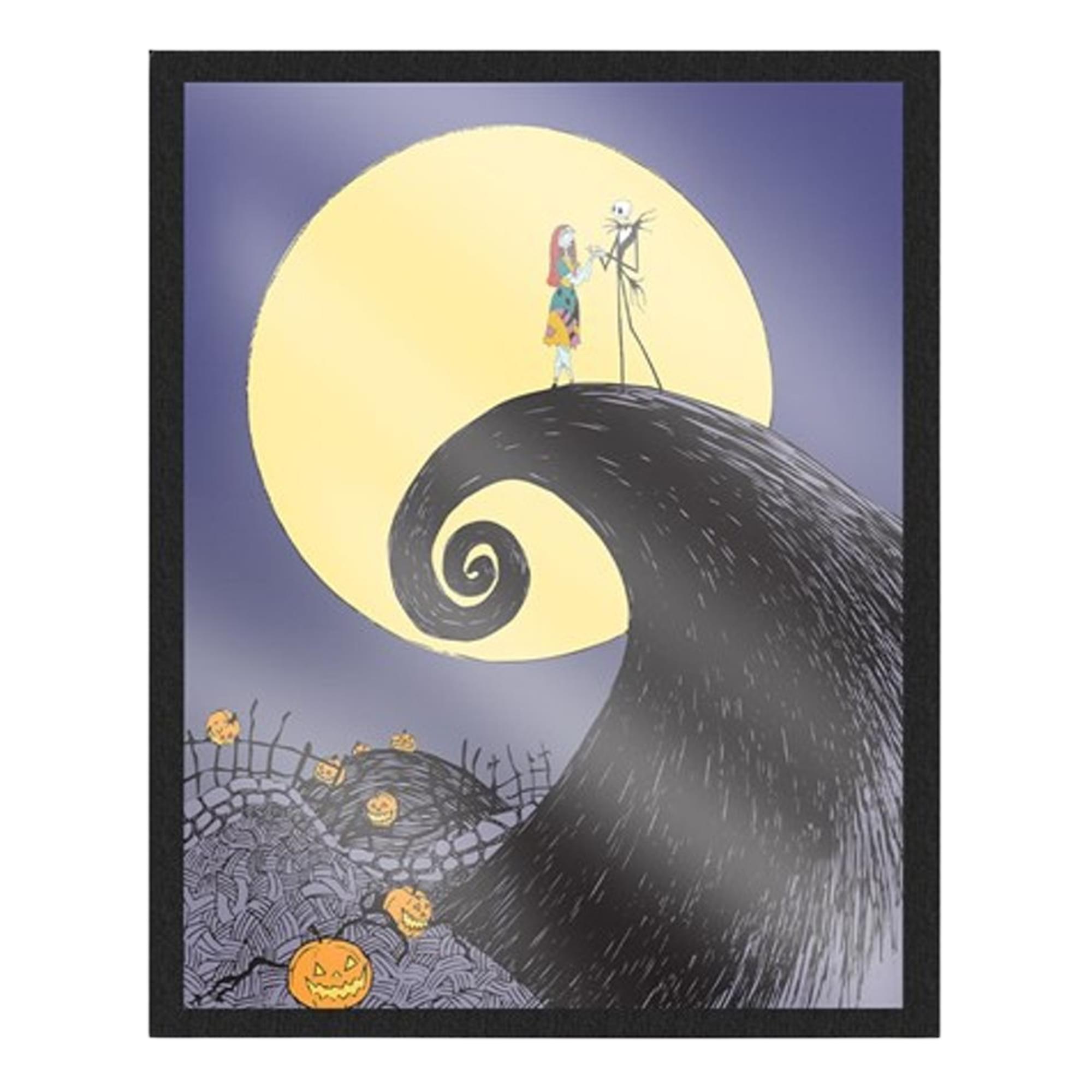 Enchanting Disney Nightmare Before Christmas 8x10 Inch Framed MDF Wall Art