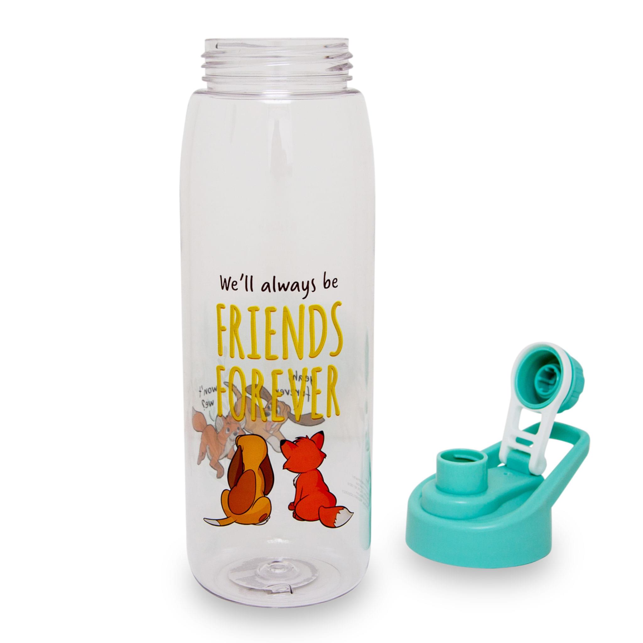 Disney's Fox and the Hound Friends Forever 28-Ounce Water Bottle with Lid