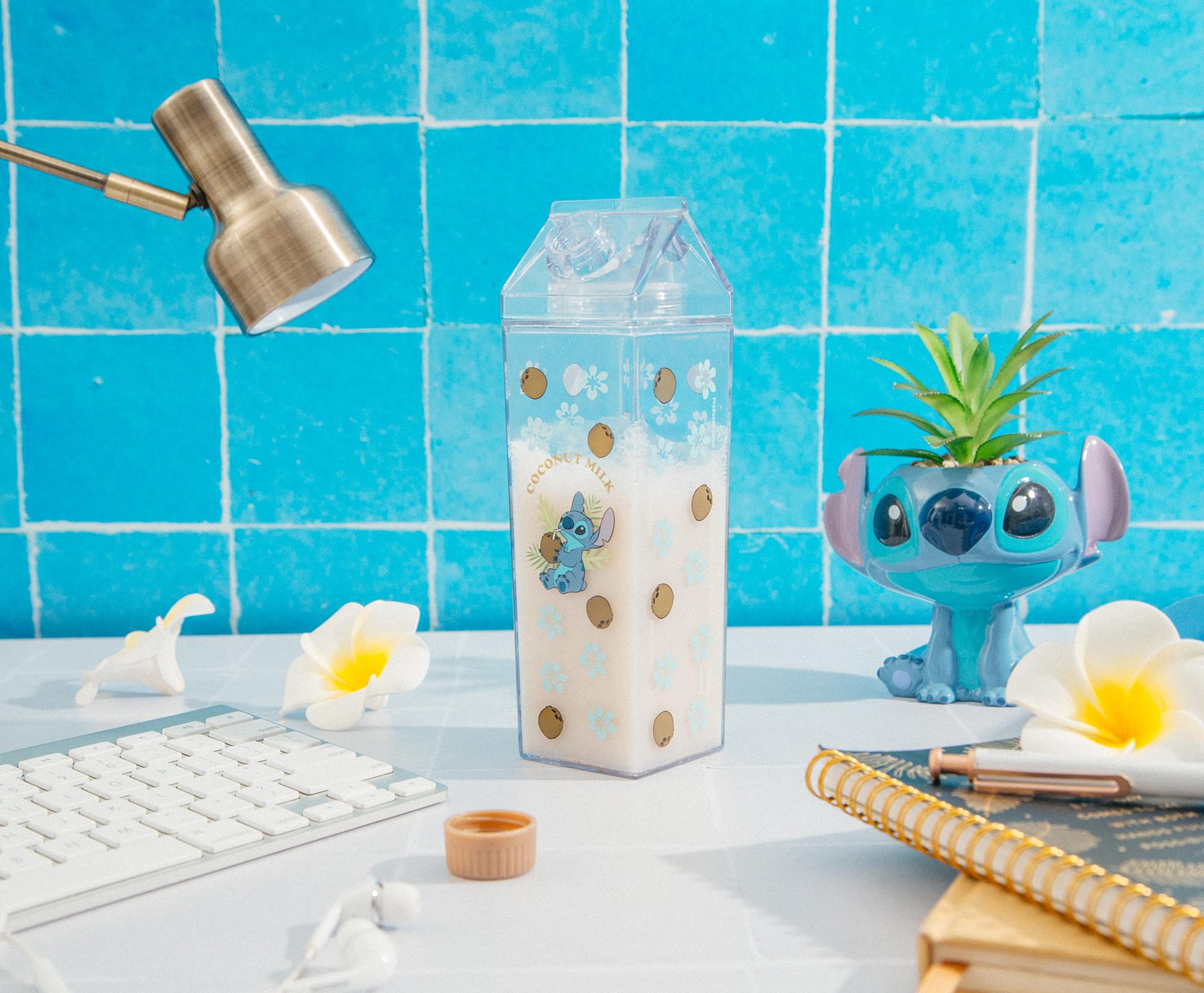 Disney Lilo & Stitch Coconut Milk Carton Tumbler - 16 Ounce