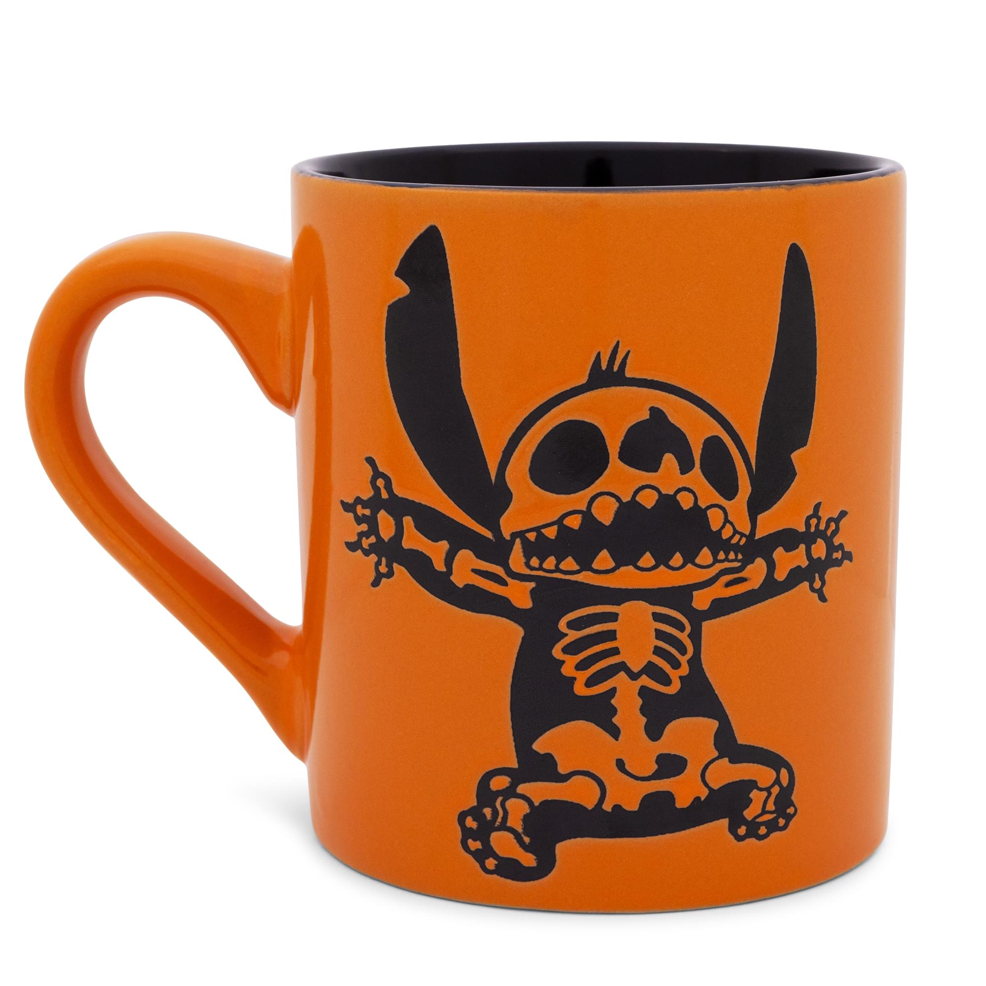 Disney Lilo & Stitch Spooky Skeleton 14 - Ounce Wax - Resist Ceramic Mug