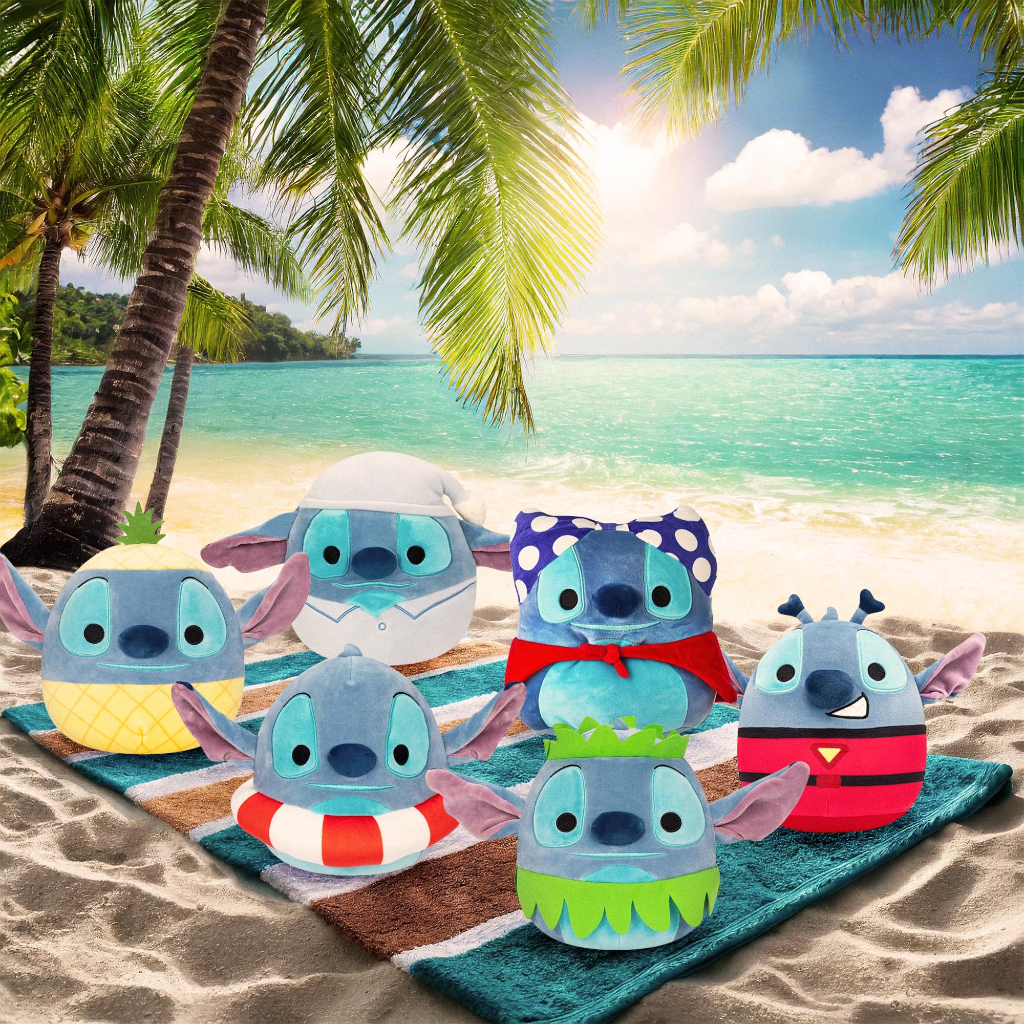 Disney 8-Inch Squishmallows Superhero Stitch Plush