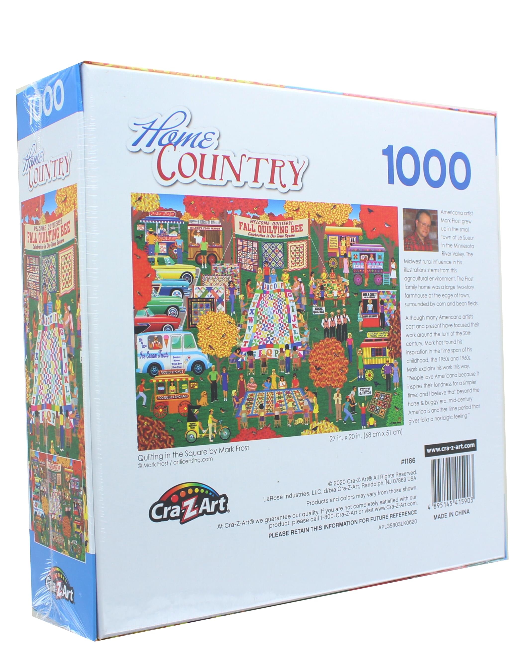 1000-Piece Square Quilting Jigsaw Puzzle - A Fun and Challenging Adventure
