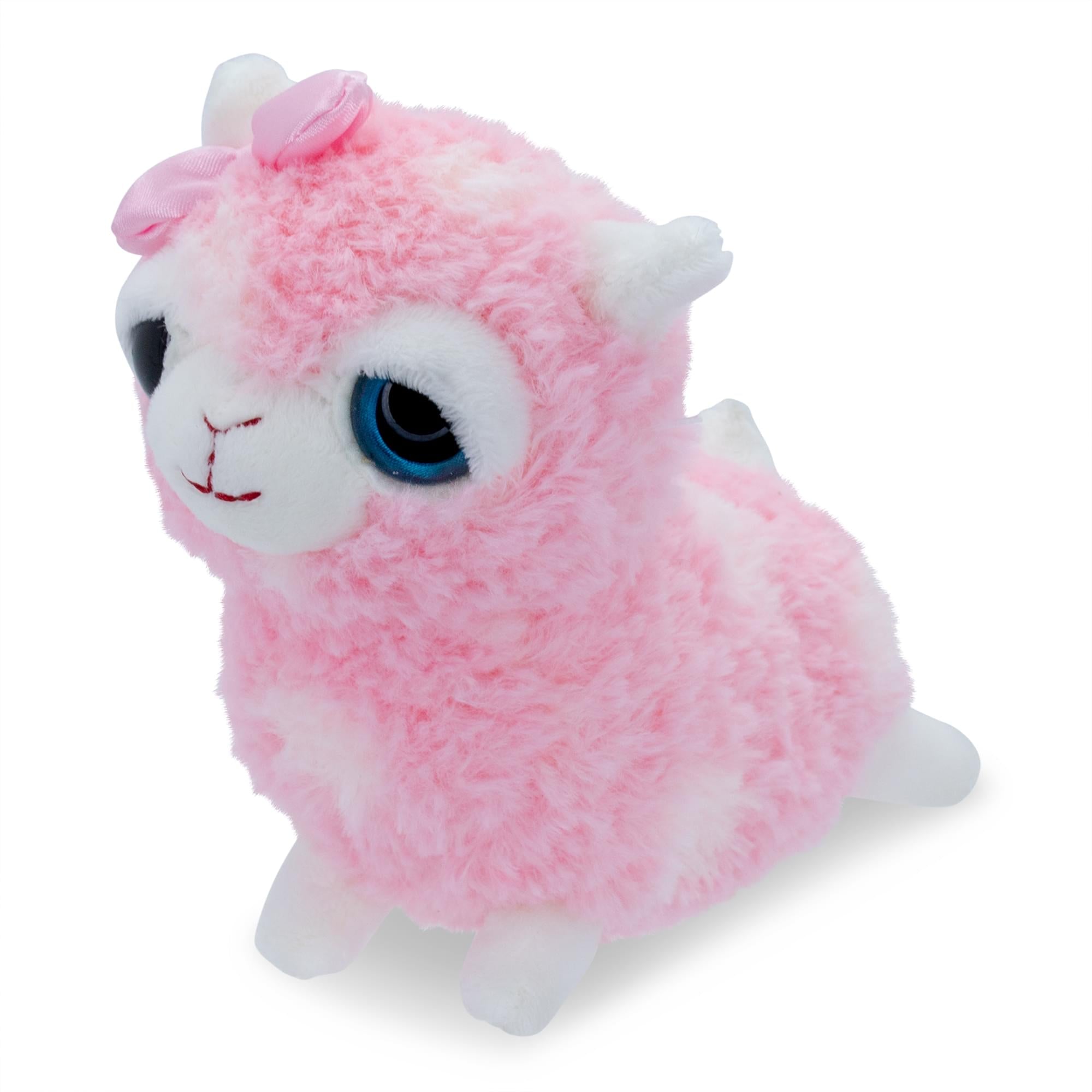 Adorable 6-Inch Pink Alpaca Plush - A Cuddle Buddy You Can't Resist!