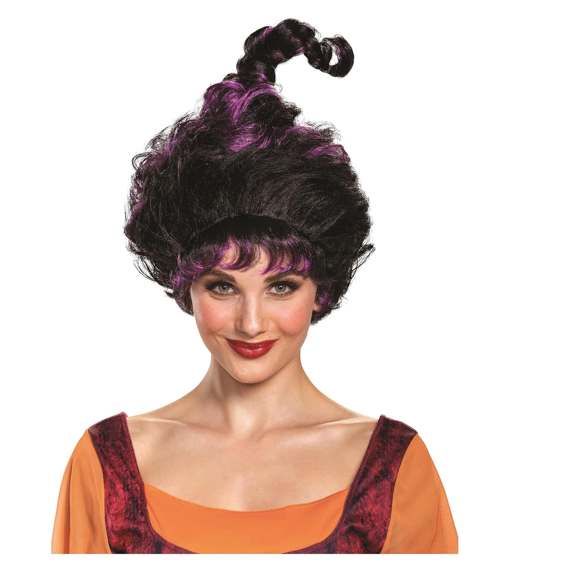 Unleash Your Inner Witch with Disney Hocus Pocus Mary Deluxe Adult Costume Wig! One Size Fits All!