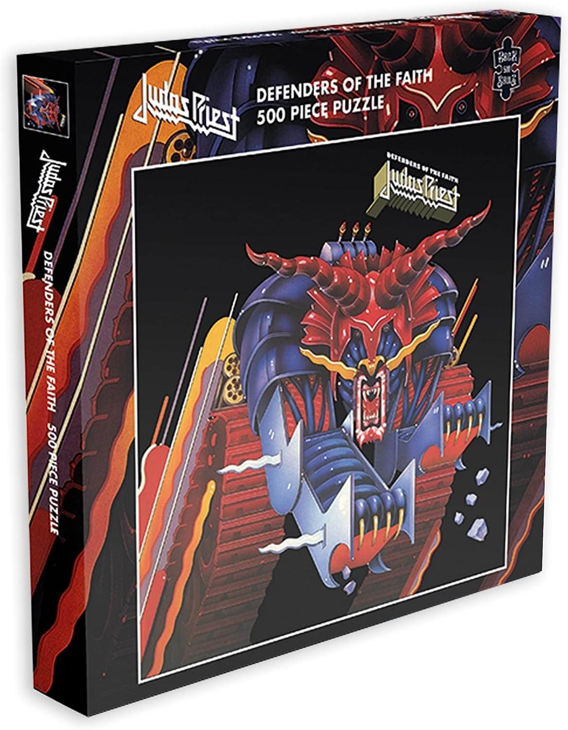 Get Your Hands on the Thrilling Judas Priest Defenders Of The Faith 500 Piece Jigsaw Puzzle!