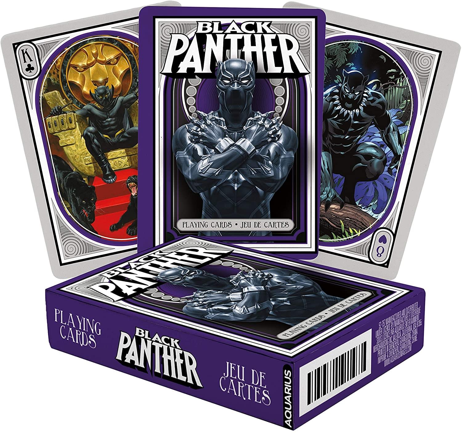 Unleash Your Inner Superhero with Marvel Black Panther Nouveau Playing Cards