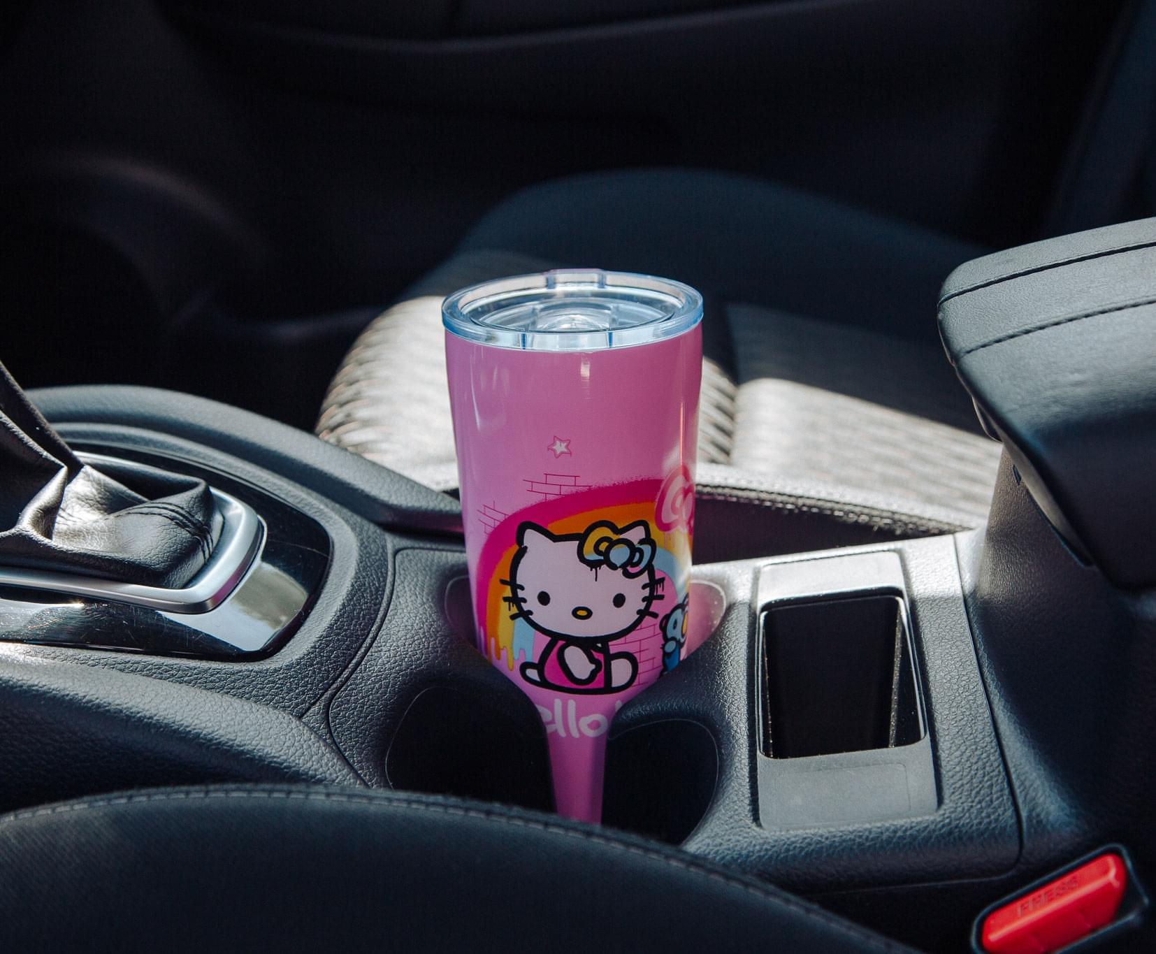 Sanrio's Enchanting Hello Kitty Graffiti Rainbow 22-Ounce Stainless Steel Tumbler