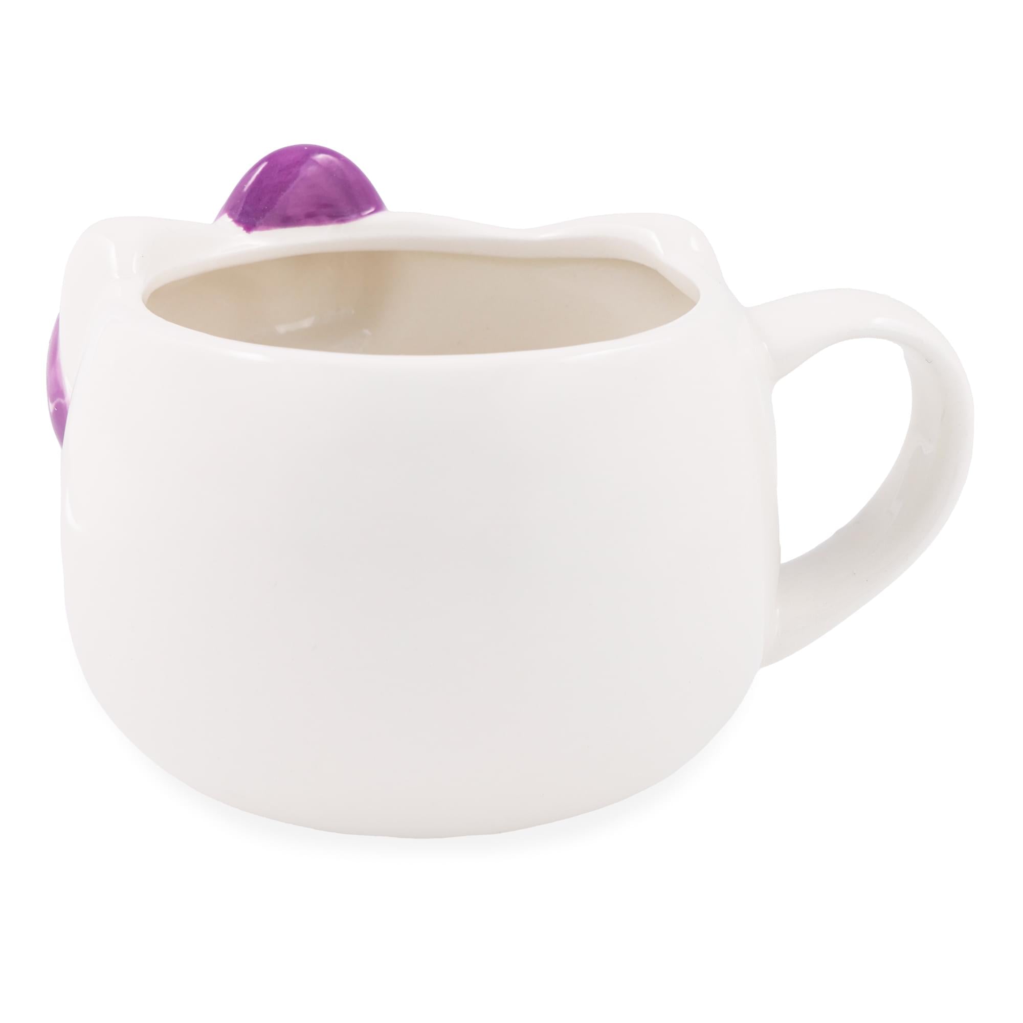 Sanrio Hello Kitty Purple Bow Ceramic Mug - 20 Oz