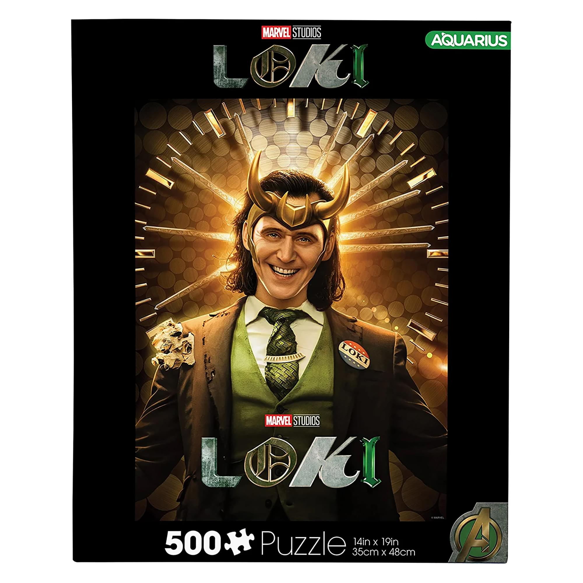 Unleash Your Inner Avenger with the Marvel Loki 500 Piece Jigsaw Puzzle