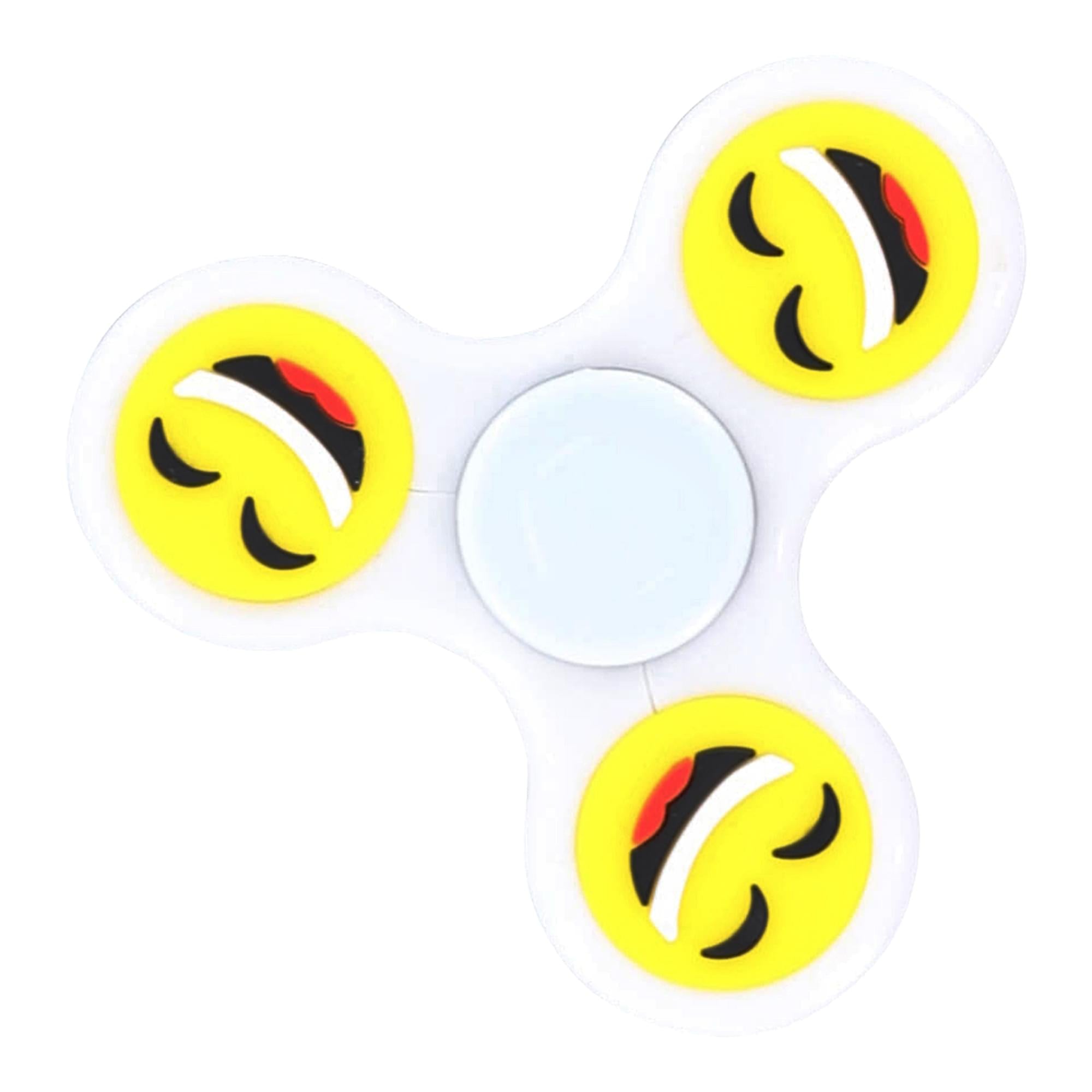 Mesmerizing White Emoji Solid Color Fidget Spinner