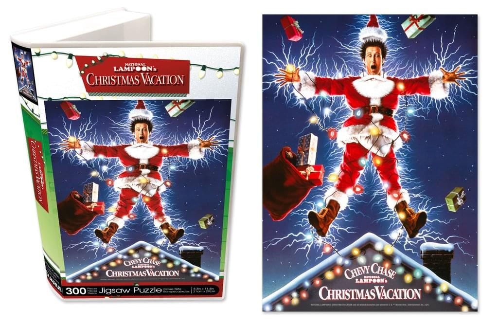 Festive Christmas 300-Piece VHS Box Jigsaw Puzzle