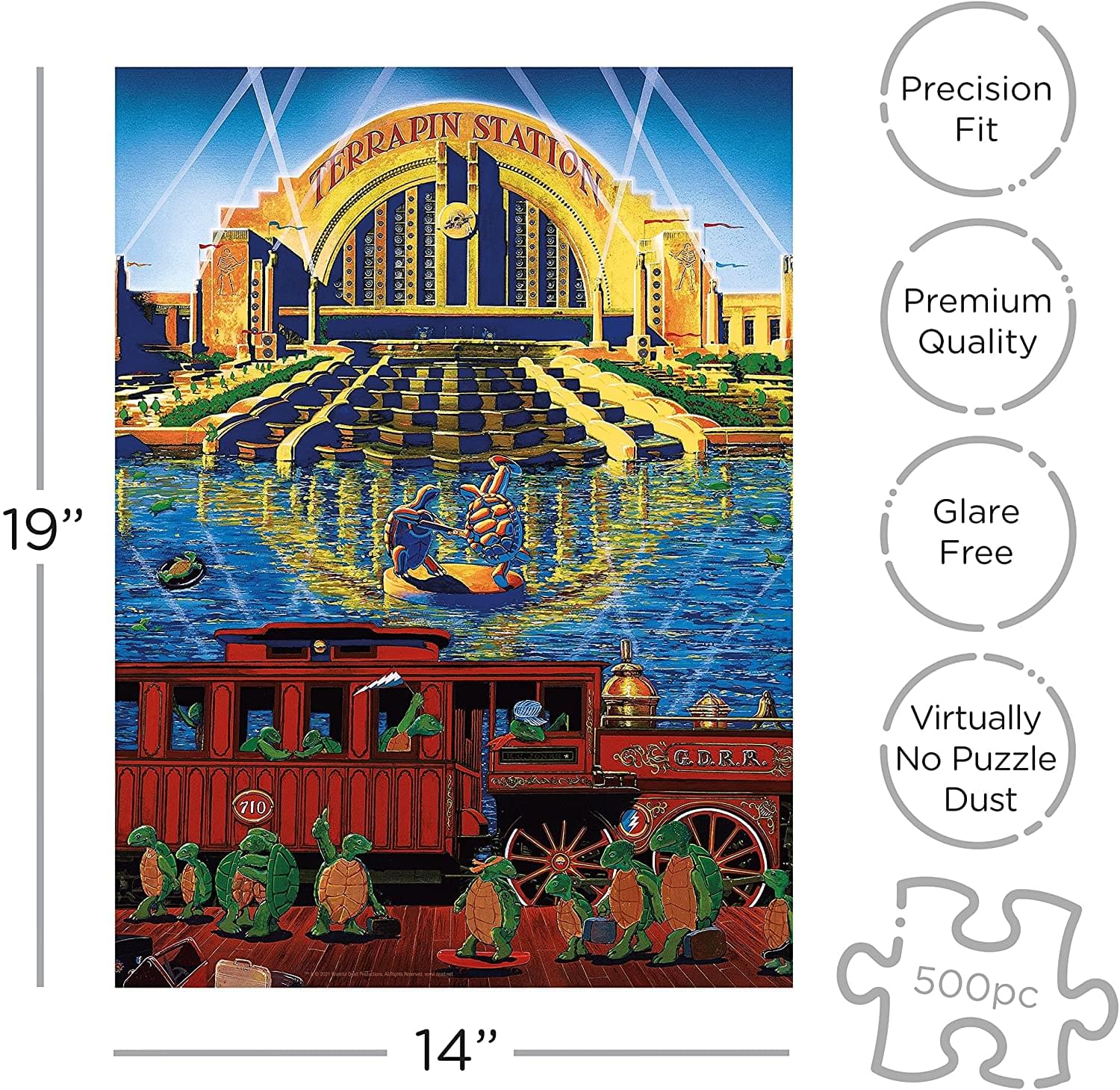 Unleash Your Inner Puzzle Master with the Grateful Dead 500 Piece Jigsaw Puzzle